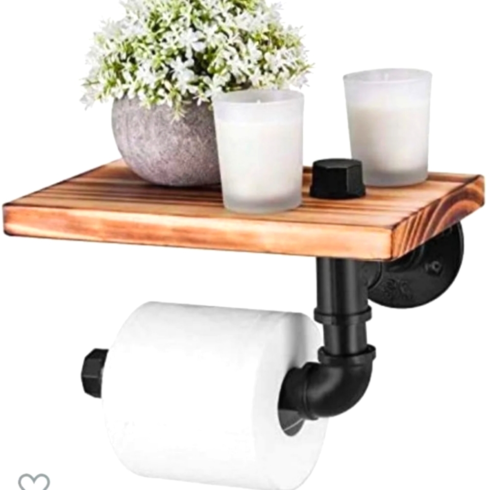 Industrial Style Toilet Paper Holder